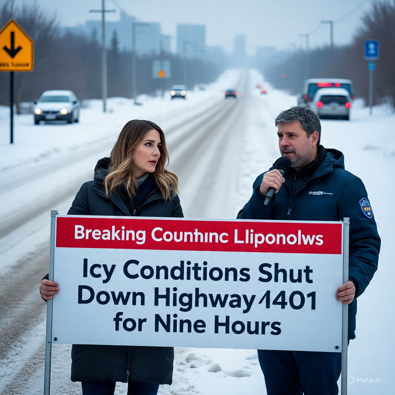 Icy Conditions Shut Down Highway 401 in Drumbo for Nine Hours