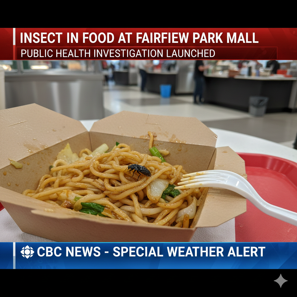 Insect Found in Food at Fairview Park Mall Sparks Public Health Investigation
