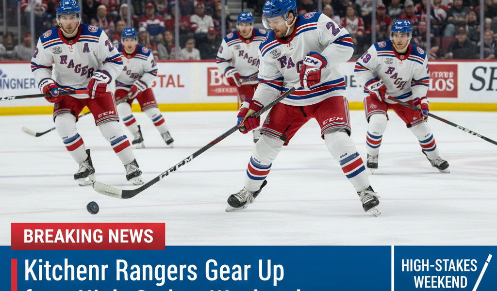 Kitchener Rangers Gear Up for a High-Stakes Weekend Against Two Eastern Conference Contenders