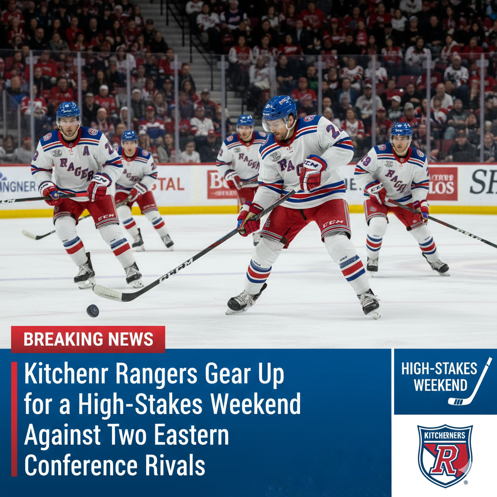 Kitchener Rangers Gear Up for a High-Stakes Weekend Against Two Eastern Conference Contenders