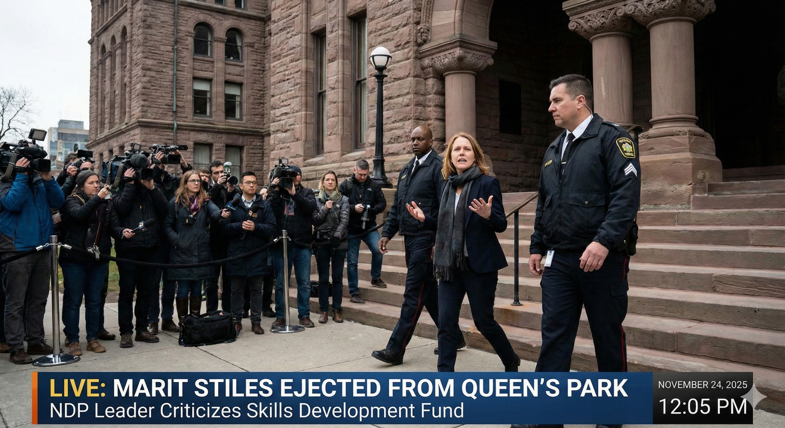 Marit Stiles Kicked Out of Queen’s Park After Criticizing Skills Development Fund
