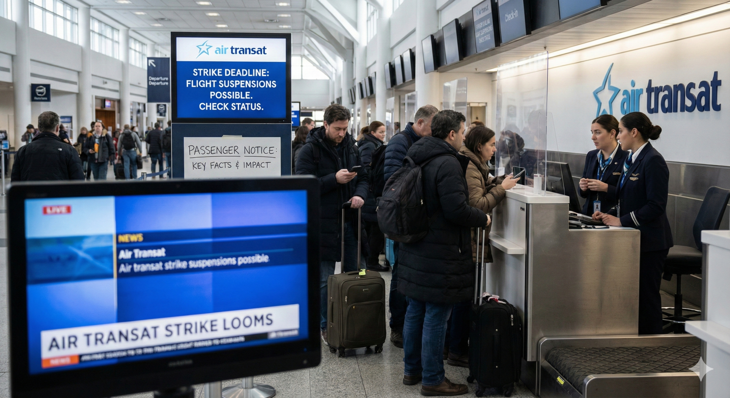 Air Transat Strike Deadline Nears Key Facts About Flight Suspensions and Passenger Impact