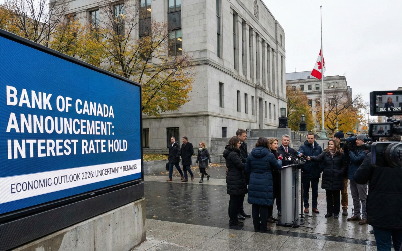 Bank of Canada Poised to Hold Interest Rate as Uncertainty Clouds the Outlook for 2026