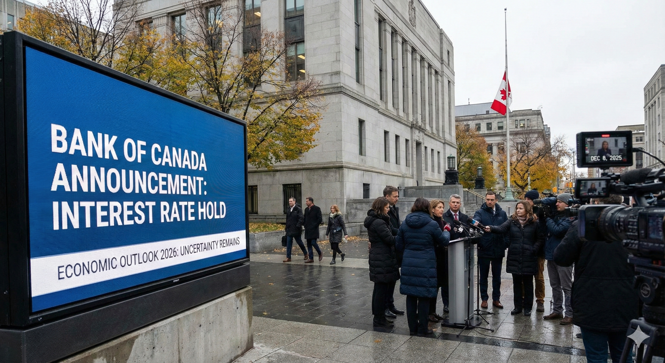 Bank of Canada Poised to Hold Interest Rate as Uncertainty Clouds the Outlook for 2026