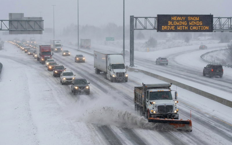 Heavy Snow and Blowing Winds Disrupt Wednesday Commute Across Waterloo Region