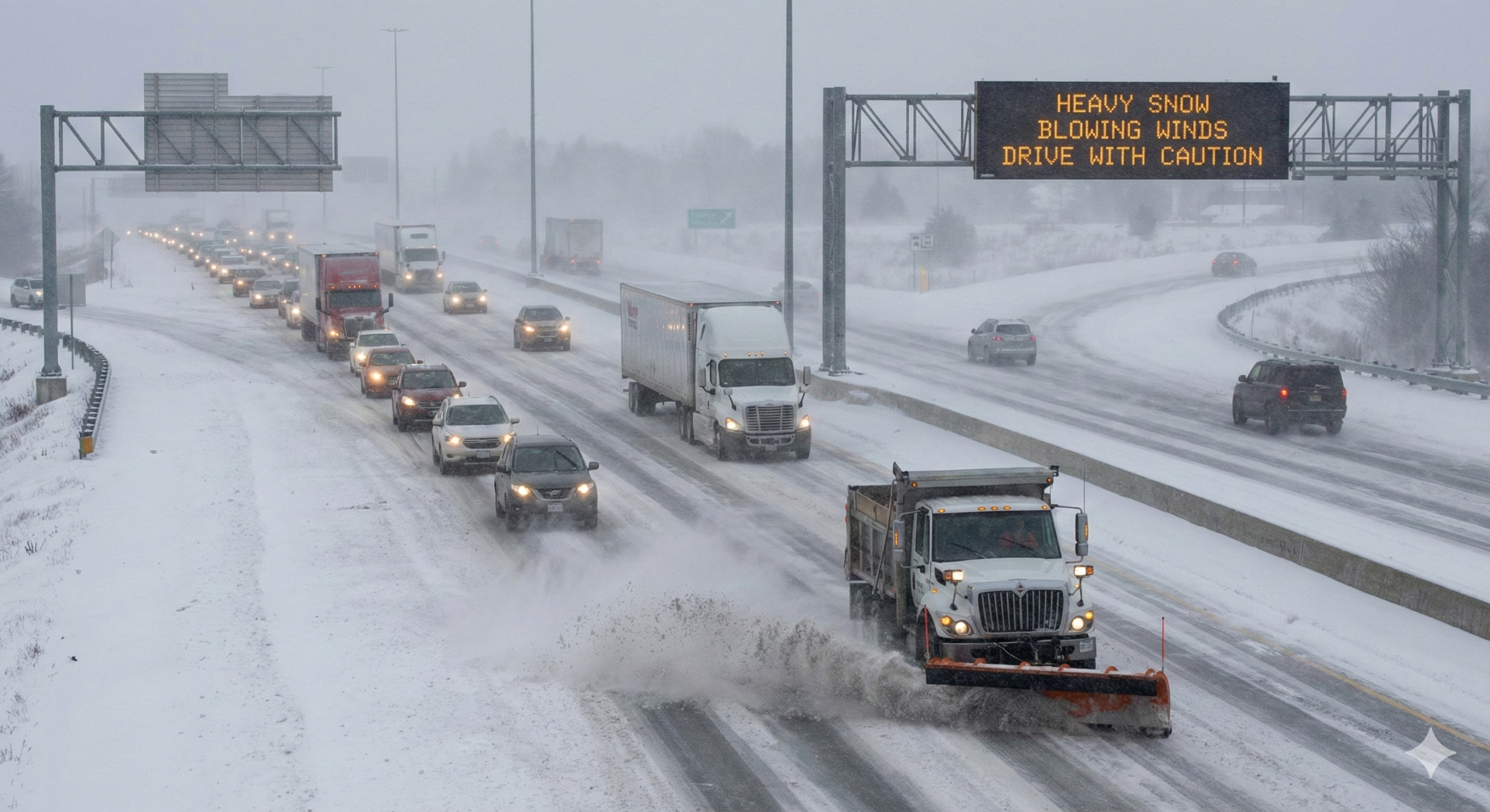Heavy Snow and Blowing Winds Disrupt Wednesday Commute Across Waterloo Region