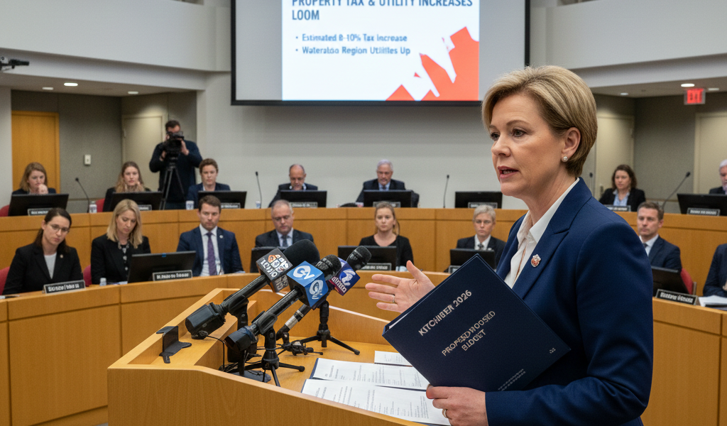Kitchener Mayor Prepares to Present 2026 Budget as Property Tax and Utility Increases Loom