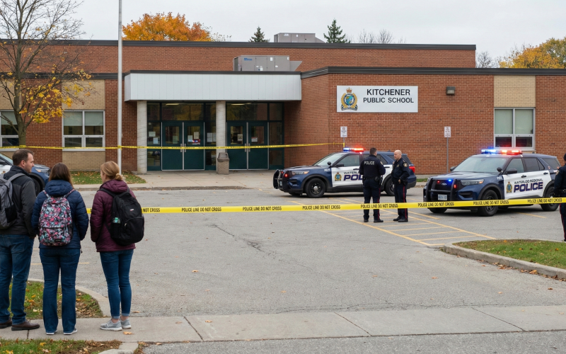 Kitchener Public School Evacuated and Thoroughly Searched Following Reported Bomb Threat