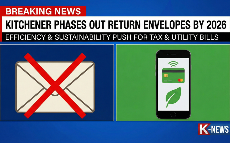 Kitchener to Phase Out Return Envelopes for Tax and Utility Bills in 2026: A Push Toward Efficiency and Sustainability