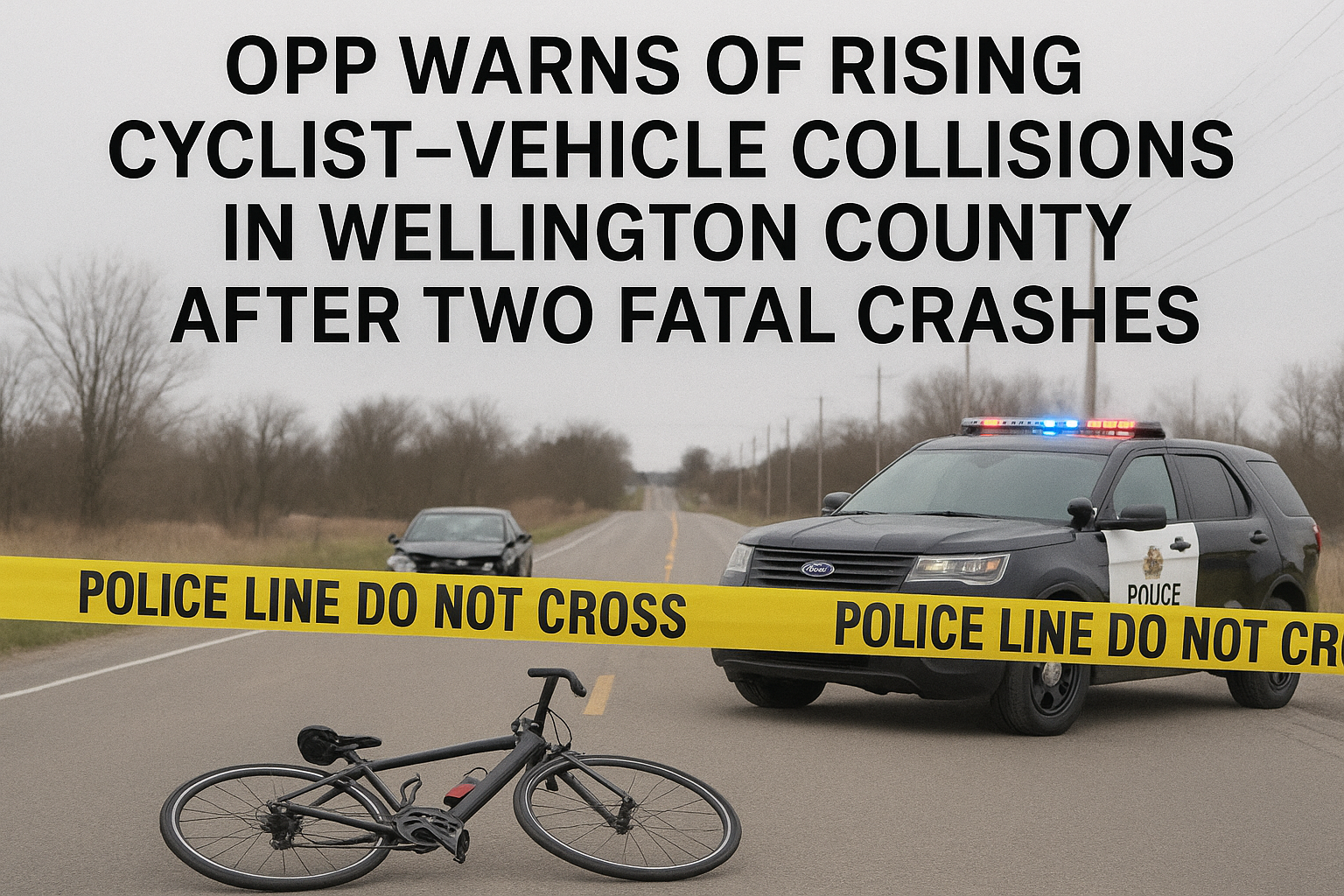 OPP Warns of Rising Cyclist–Vehicle Collisions in Wellington County After Two Fatal Crashes