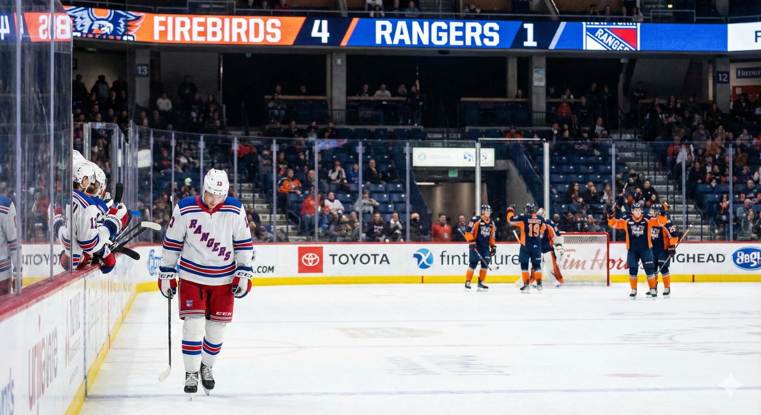Rangers Drop 4–1 Decision to Firebirds in Flint, Suffer Second Straight Road Loss