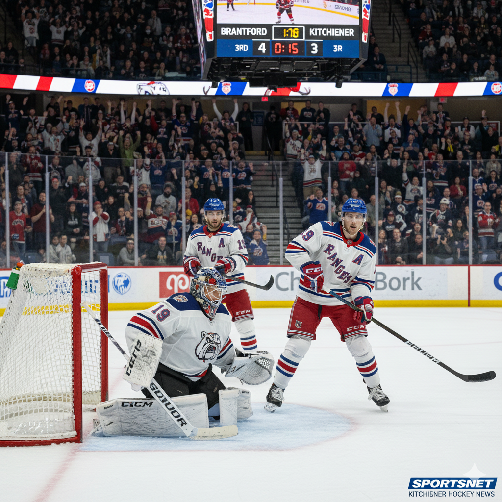 Rangers Rally From Early Setback but Fall Short in Tight Loss to Brantford Bulldogs