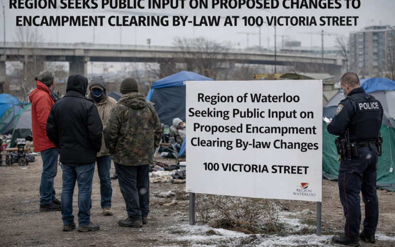 Region Seeks Public Input on Proposed Changes to Encampment Clearing By-law at 100 Victoria Street