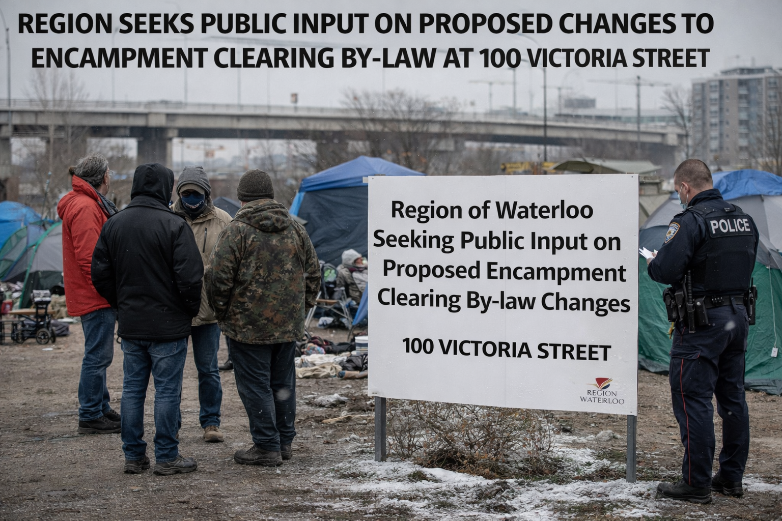 Region Seeks Public Input on Proposed Changes to Encampment Clearing By-law at 100 Victoria Street