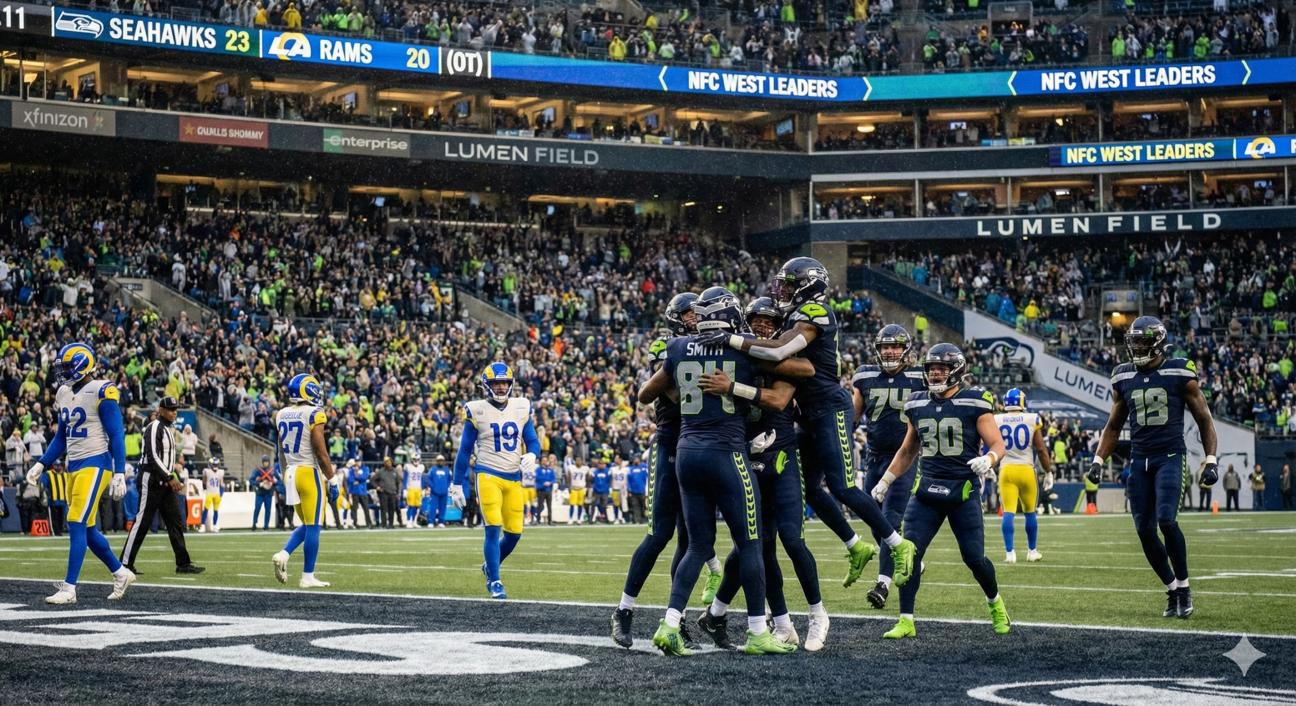Seahawks Rally from 16-Point Deficit, Shock Rams in Overtime Thriller to Take NFC West Lead