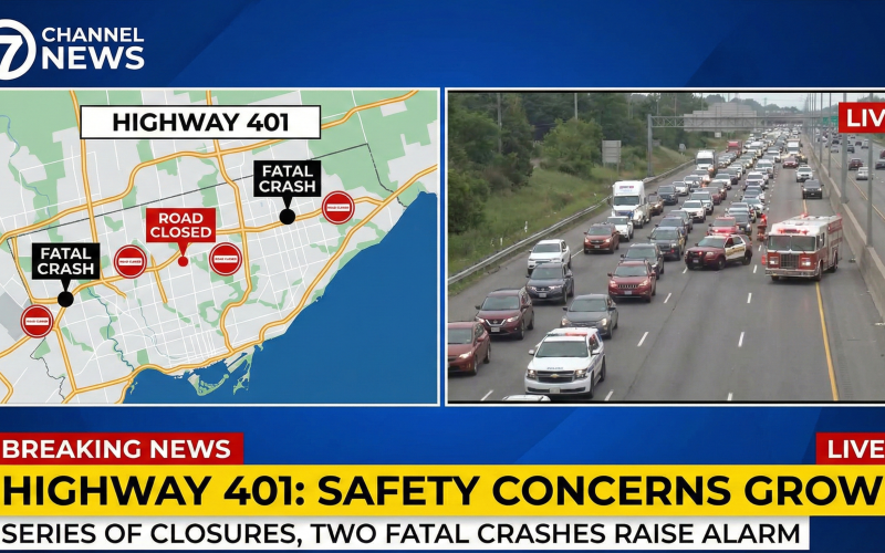 Series of Closures and Two Fatal Crashes Raise Safety Concerns Along a Stretch of Highway 401