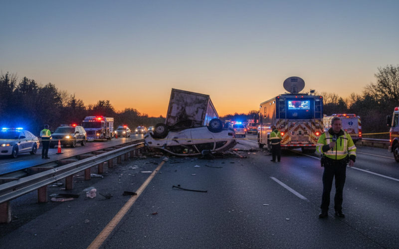 Tragic Overnight Crash on Highway 401 Near Drumbo Claims Life of 19-Year-Old, Raises Ongoing Safety Concerns