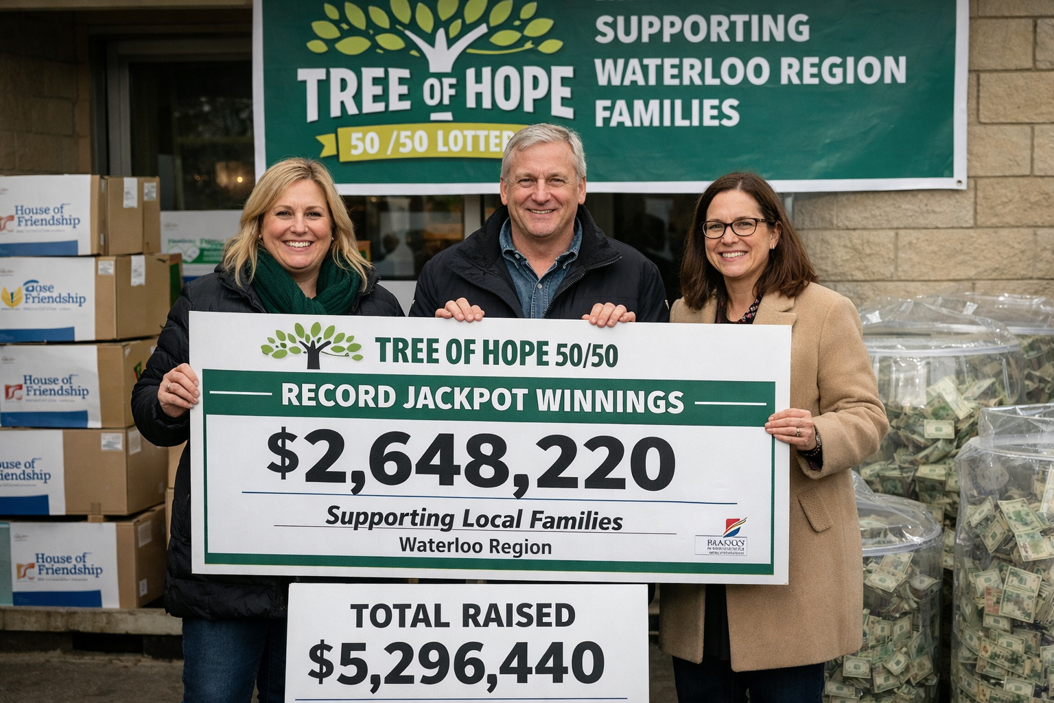 Tree of Hope 50/50 Smashes Records, Delivering Historic Support to Waterloo Region Families