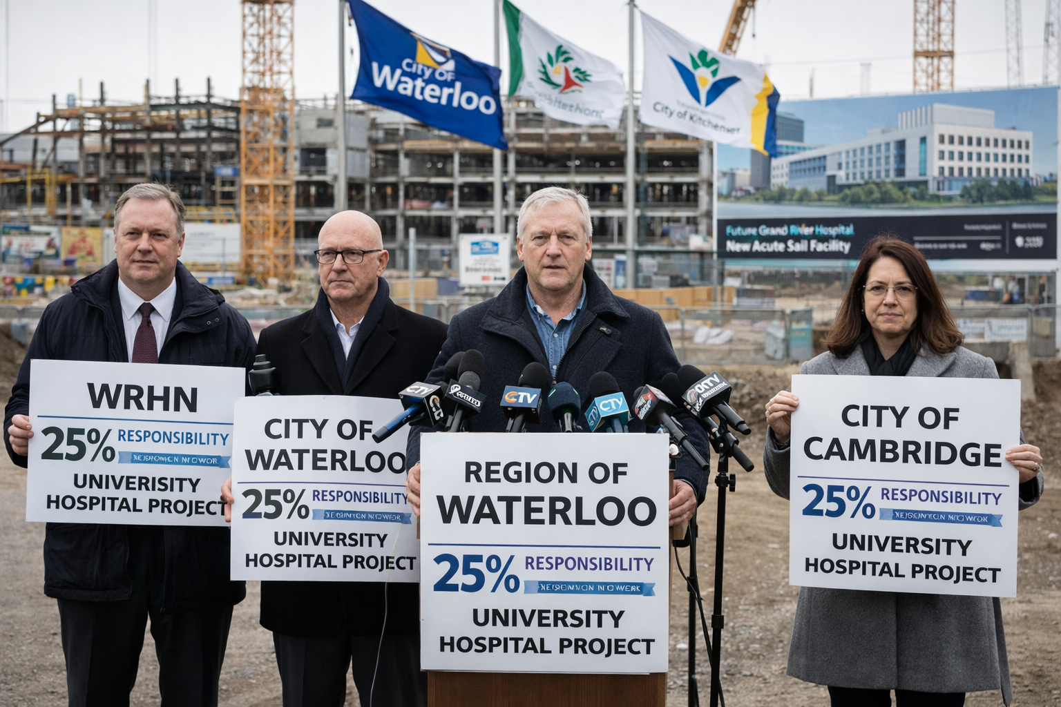 WRHN and Local Municipalities Face Responsibility to Fund 25% of New University Hospital Project