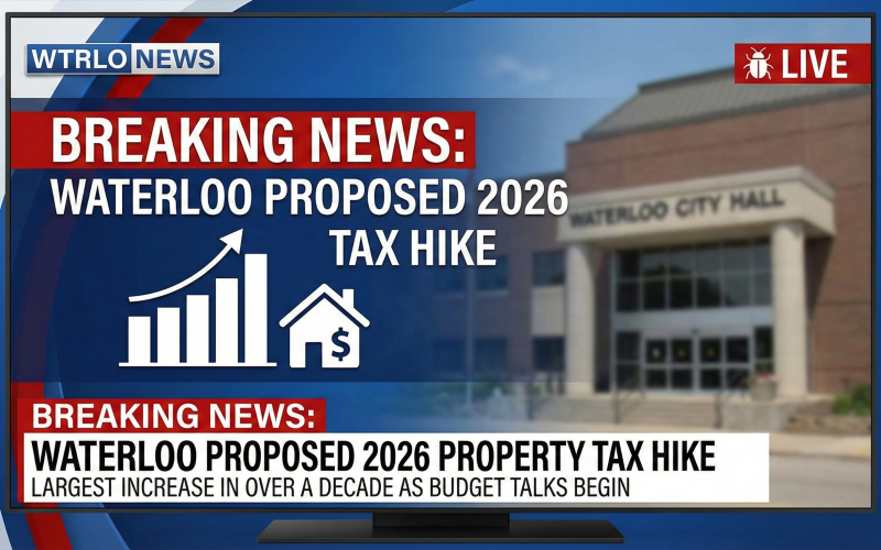 Waterloo Considers Its Largest Property Tax Increase in More Than a Decade as 2026 Budget Talks Begin