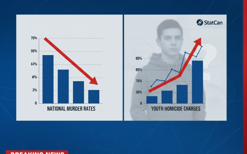 Youth Homicide Charges Rise in Canada Despite Falling National Murder Rates: StatCan Report